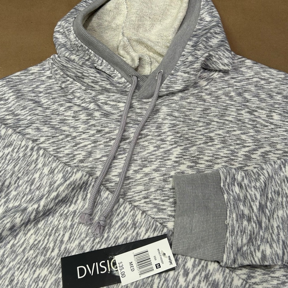 DVISION Gray Space Dye Hoodie Mens Medium - Picture 4 of 8